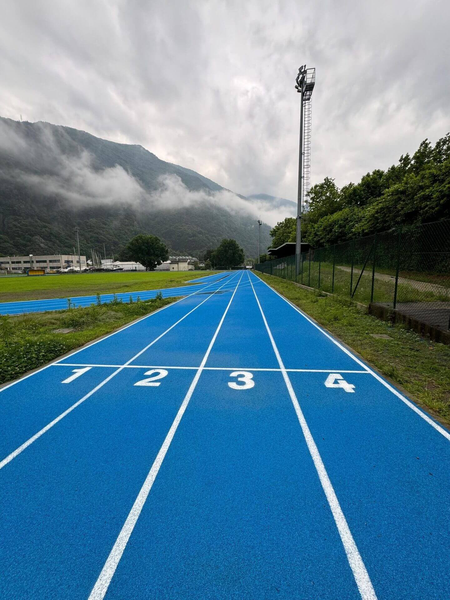 riqualificazione centro sportivo di dervio con nuova pista di atletica